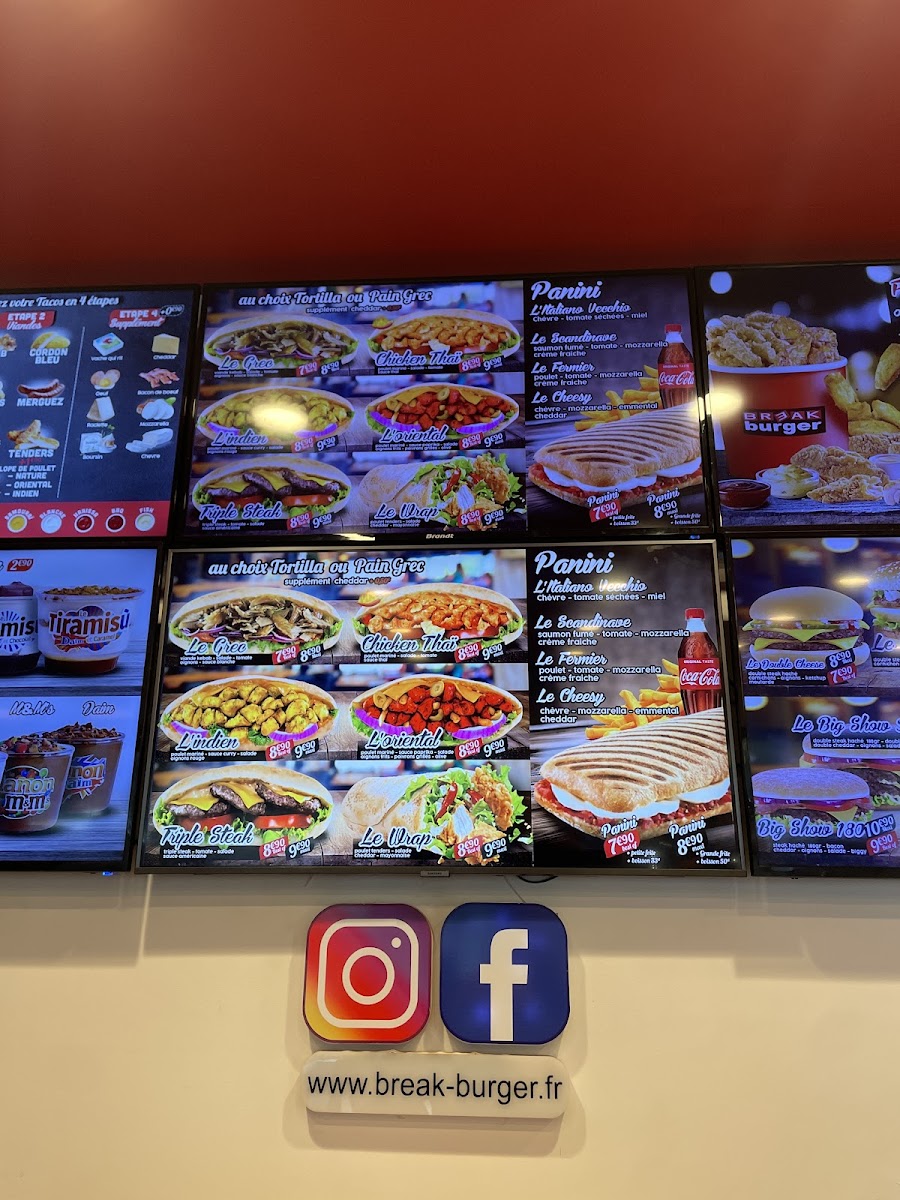 Menu Break Burger Fast Food Halal-3