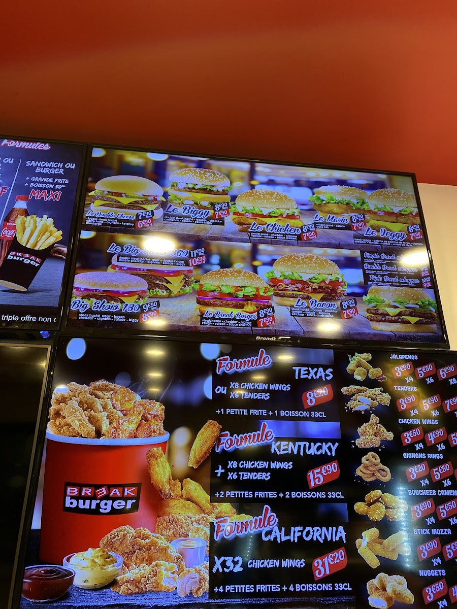 Menu Break Burger Fast Food Halal-5