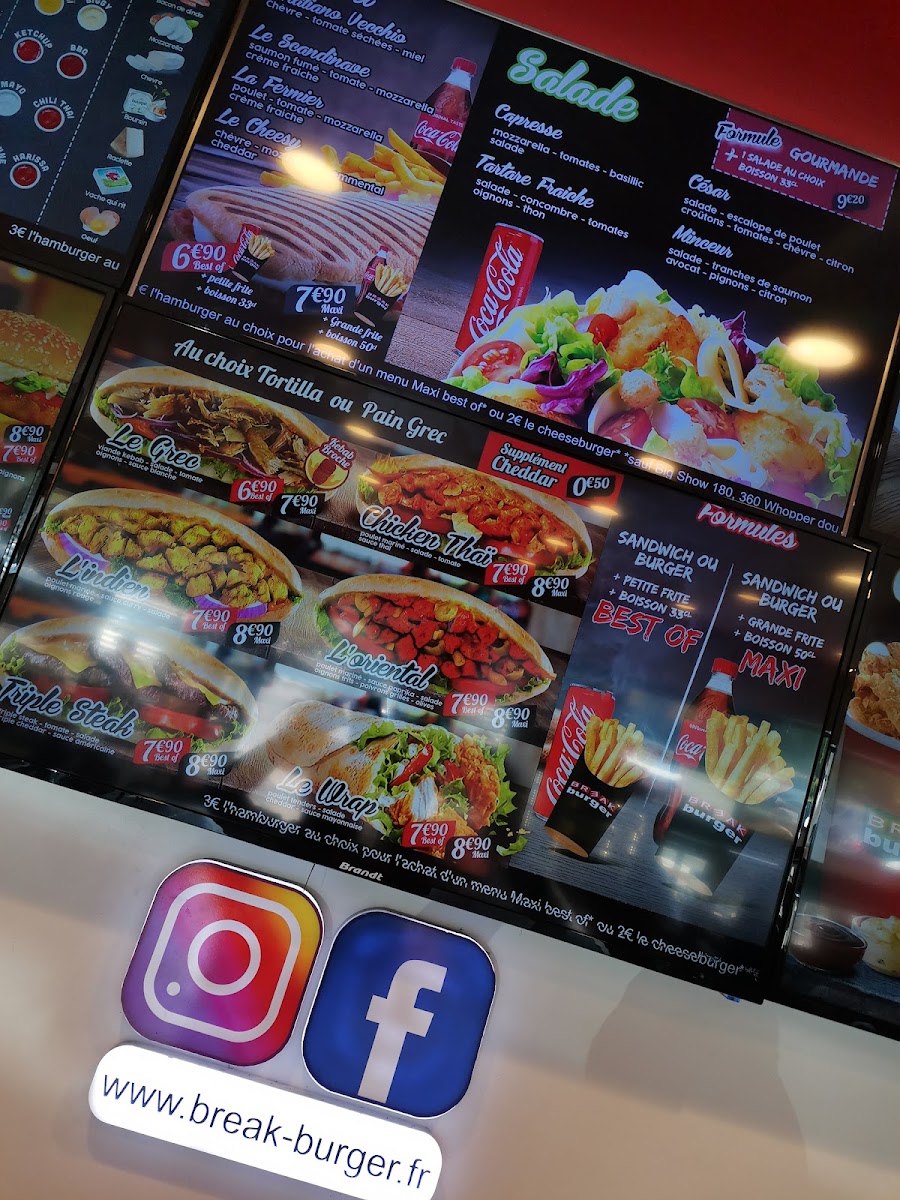 Menu Break Burger Fast Food Halal-8