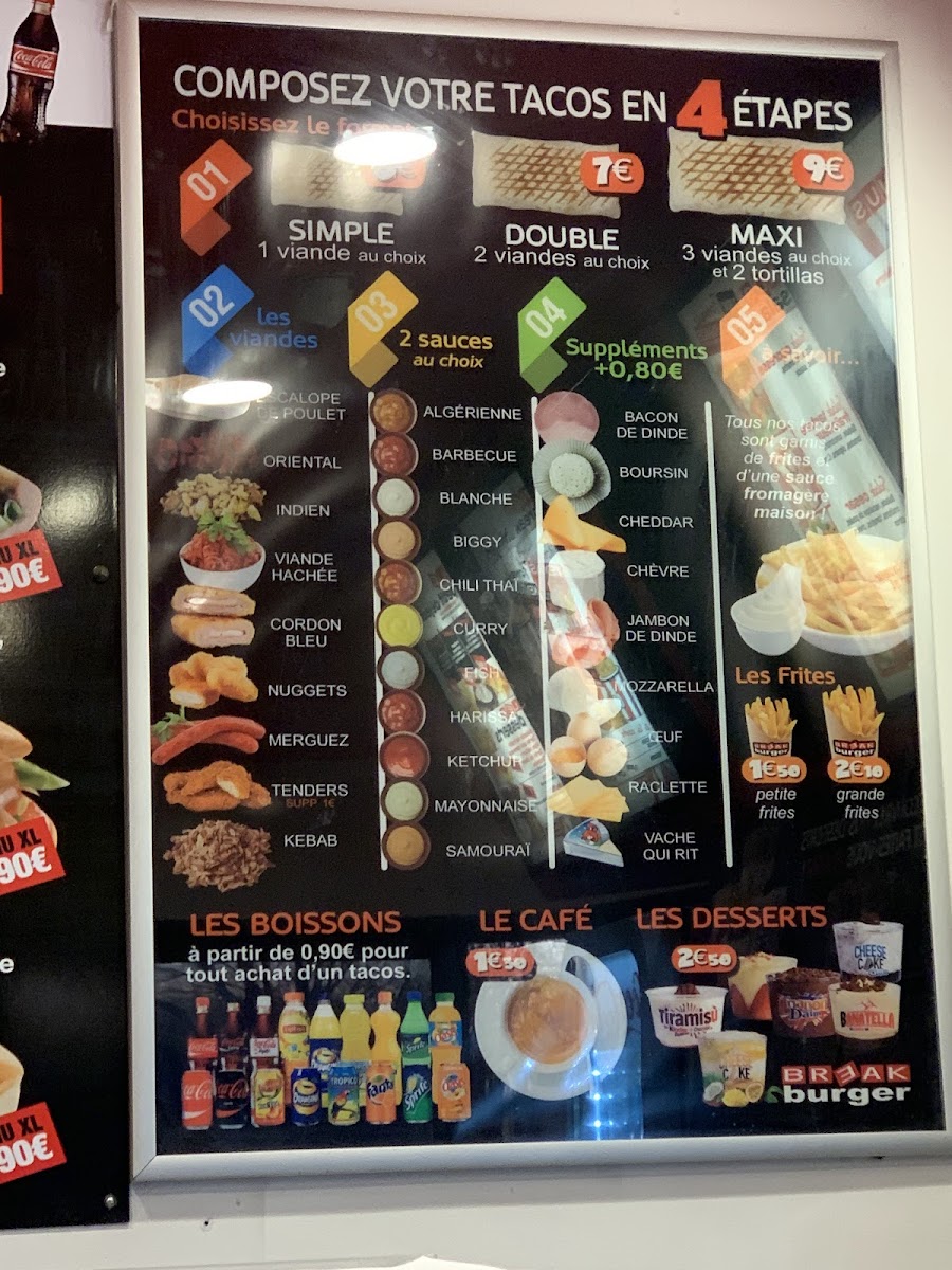 Menu Break Burger Fast Food Halal-9